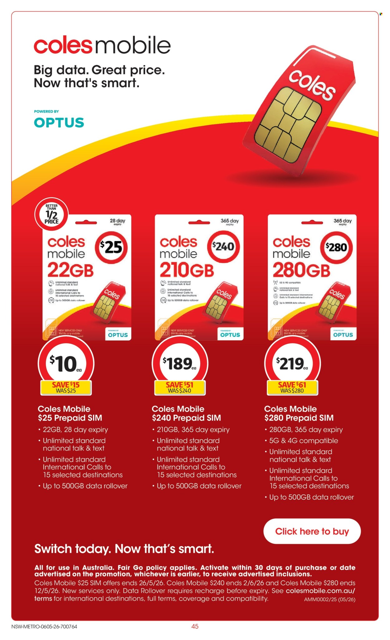 Coles catalogue - 6 May 2026 - 12 May 2026. Page 45