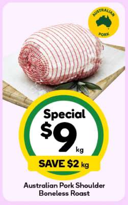 Australian Pork Shoulder Boneless Roast