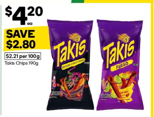Takis Chips 190g