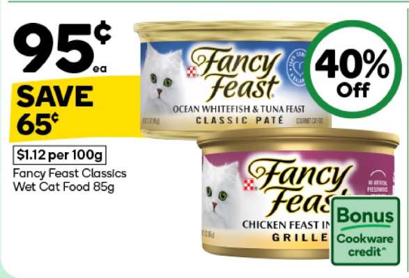 Fancy Feast Classics Wet Cat Food 85g