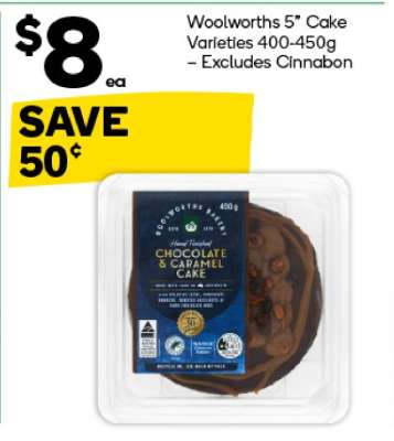Woolworths 5" Cake