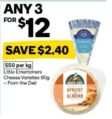Little Entertainers Cheese Varieties 80g
