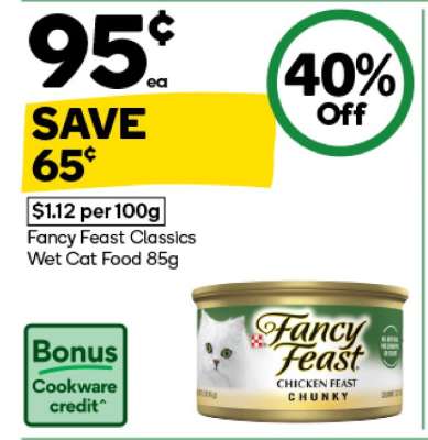 Fancy Feast Classics Wet Cat Food 85g