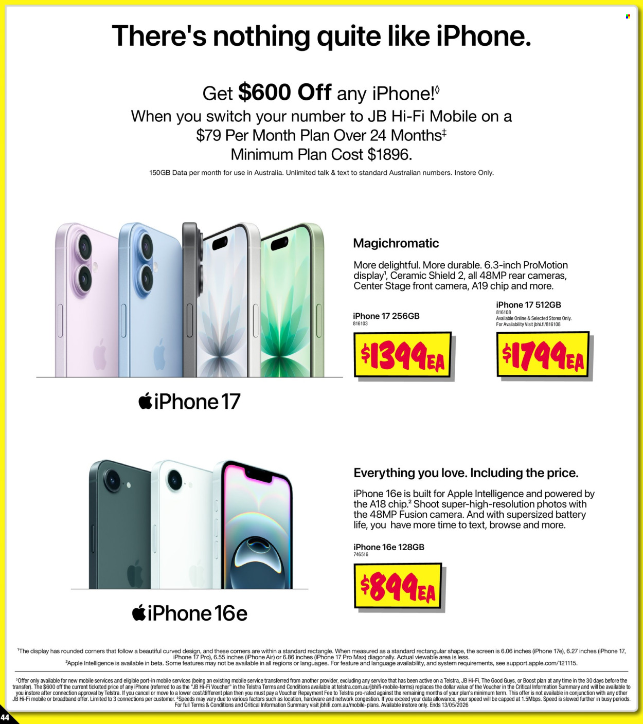 JB Hi-Fi catalogue - 30 Apr 2026 - 13 May 2026. Page 44