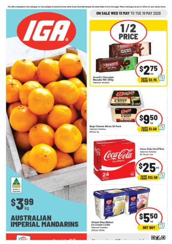 IGA Catalogue - 13 May 2026 - 19 May 2026.