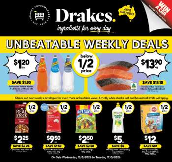 Drakes Catalogue - 13 May 2026 - 19 May 2026.