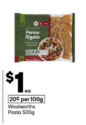 Woolworths Pasta 500g