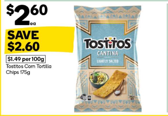 Tostitos Corn Tortilla Chips 175g