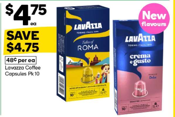 Lavazza Coffee Capsules Pk 10