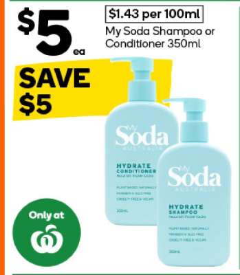 My Soda Shampoo or Conditioner 350ml