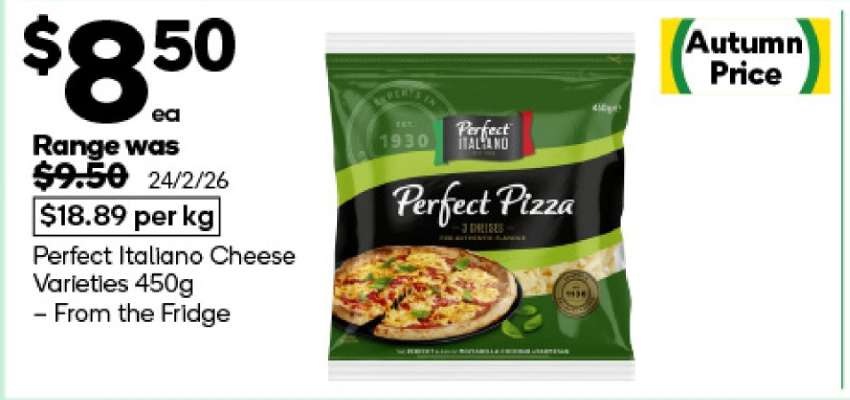 Perfect Italiano Cheese Varieties 450g