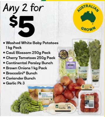 Any 2 for $5