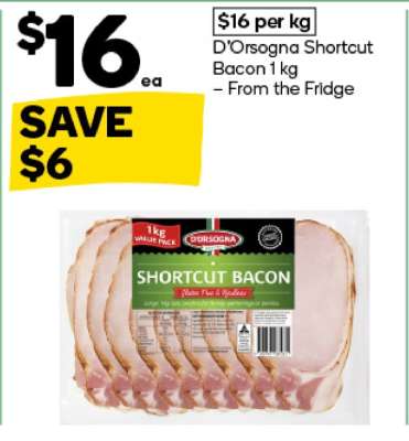 D'Orsogna Shortcut Bacon 1 kg