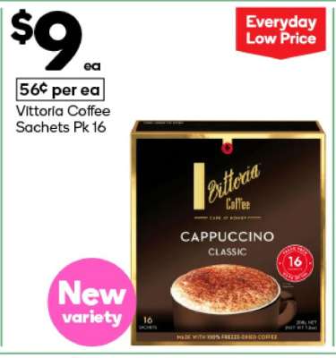 Vittoria Coffee Sachets Pk 16