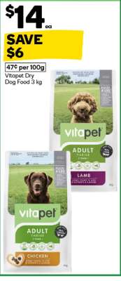Vitapet Dry Dog Food 3 kg