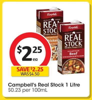 Campbell's Real Stock 1 Litre