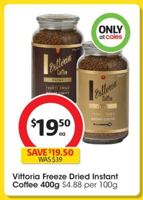 Vittoria Freeze Dried Instant Coffee 400g