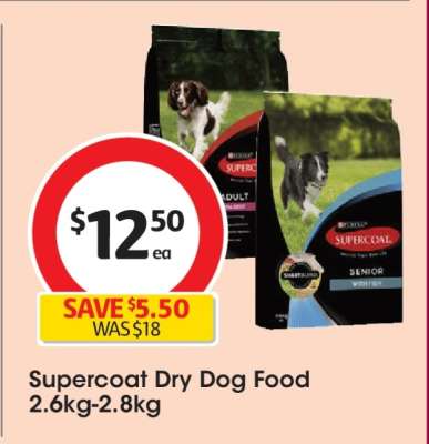 Supercoat Dry Dog Food 2.6kg-2.8kg