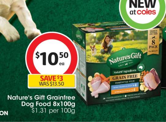 Nature's Gift Grainfree Dog Food 8x100g