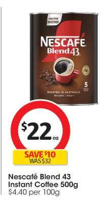 Nescafé Blend 43 Instant Coffee 500g