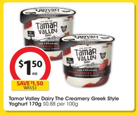 Tamar Valley Dairy The Creamery Greek Style Yoghurt 170g