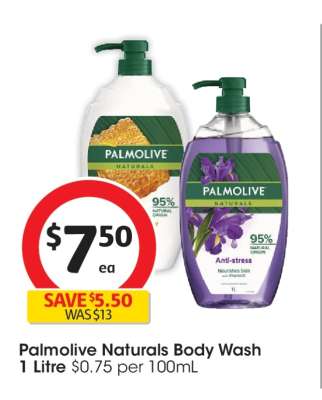 Palmolive Naturals Body Wash 1 Litre