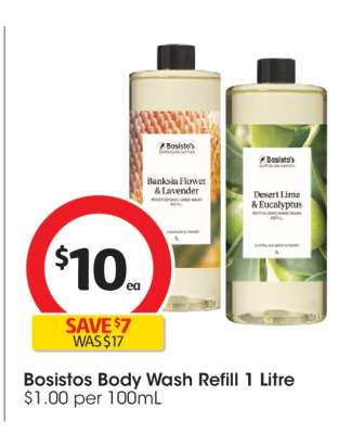 Bosistos Body Wash Refill 1 Litre