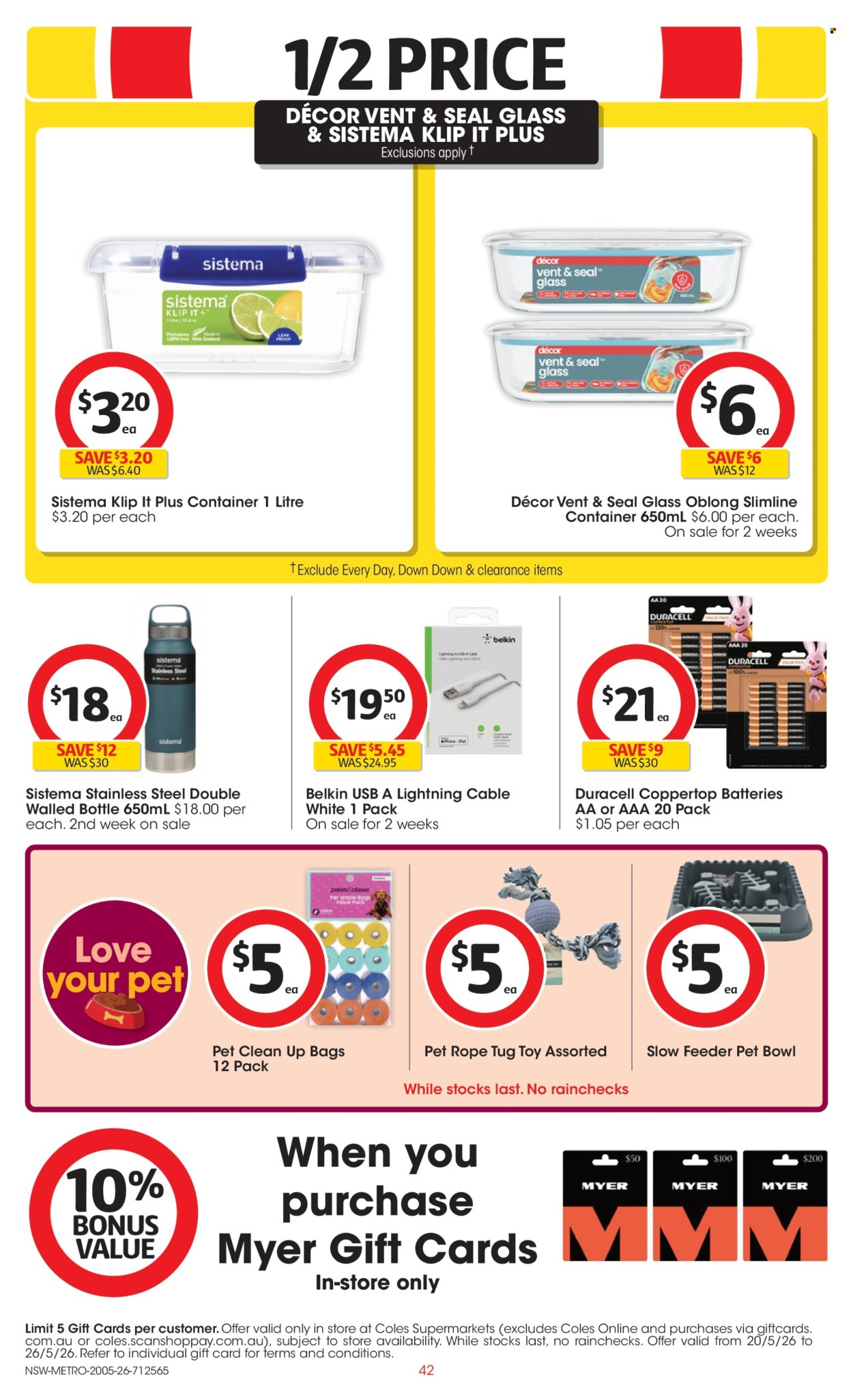 Coles catalogue - 20 May 2026 - 26 May 2026. Page 42