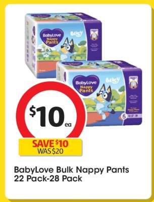 BabyLove Bulk Nappy Pants 22 Pack-28 Pack