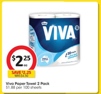 Viva Paper Towel 2 Pack