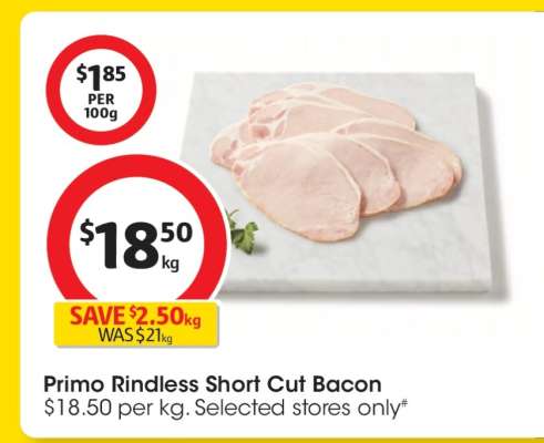 Primo Rindless Short Cut Bacon