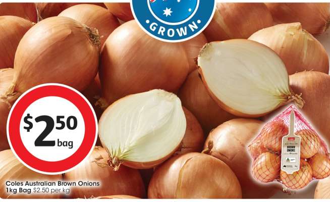 Coles Australian Brown Onions