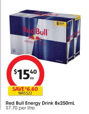 Red Bull Energy Drink 8x250mL