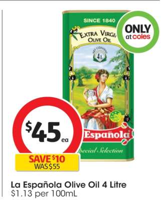 La Española Olive Oil 4 Litre