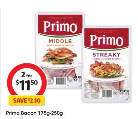 Primo Bacon 175g-250g
