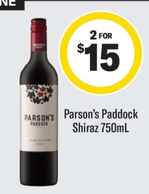 Parson’s Paddock Shiraz 750mL