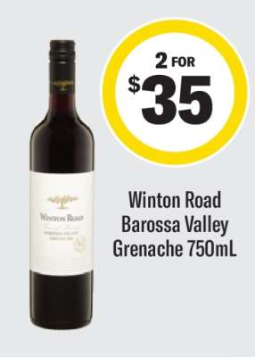 Winton Road Barossa Valley Grenache 750mL