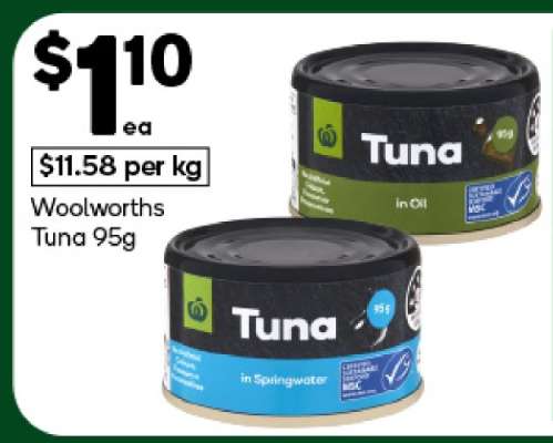 Woolworths Tuna 95g