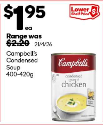 Campbell's Condensed Soup 400-420g