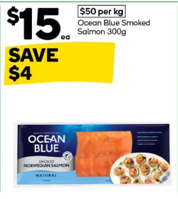 Ocean Blue Smoked Salmon 300g