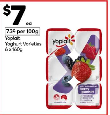 Yoplait Yoghurt Varieties 6 x 160g