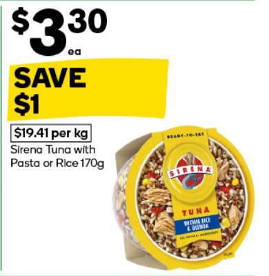 Sirena Tuna with Pasta or Rice 170g