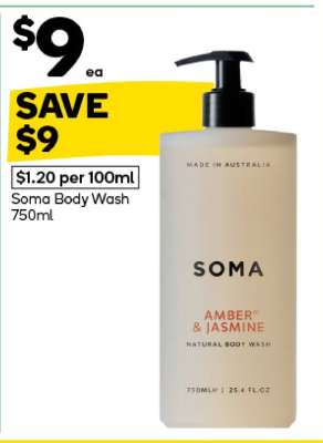 Soma Body Wash 750ml