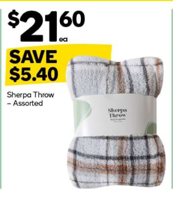 Sherpa Throw – Assorted