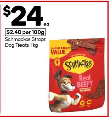 Schmackos Strapz Dog Treats 1 kg
