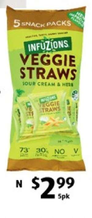 Infuzions Veggie Straws