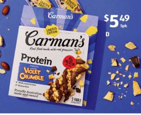 Carman's Protein Bars