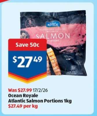 Ocean Royale Atlantic Salmon Portions 1kg