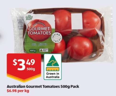 Australian Gourmet Tomatoes 500g Pack