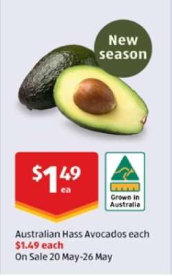 Australian Hass Avocados
